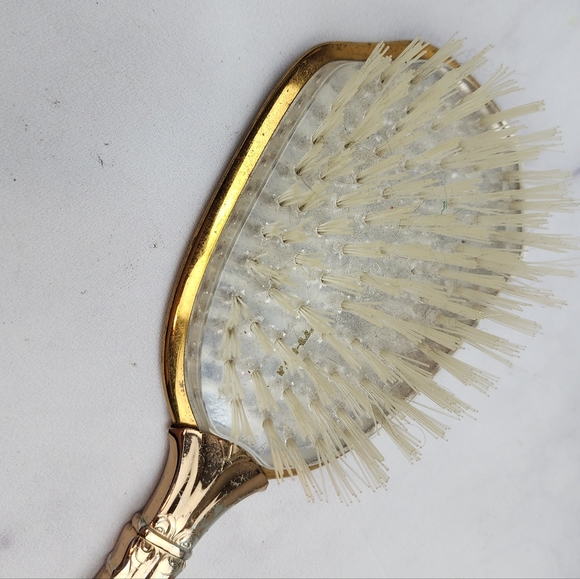 🥳SALE🥳Antique vintage gold hairbrush - Picture 9 of 12